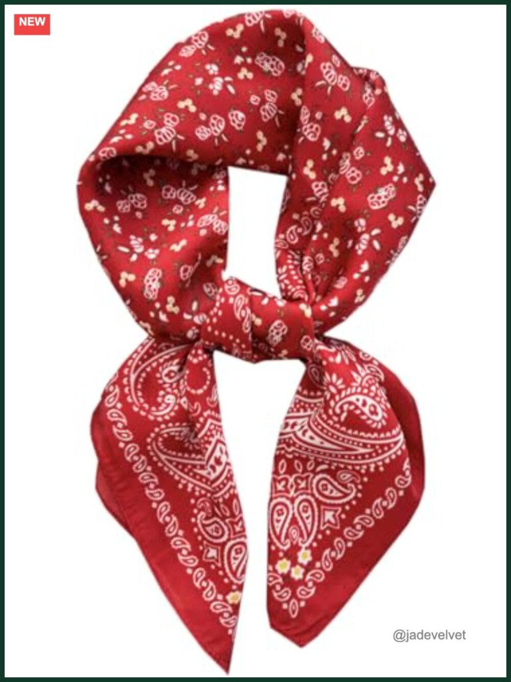 Satin Silk Square Scarf for Hair Neck Wrap